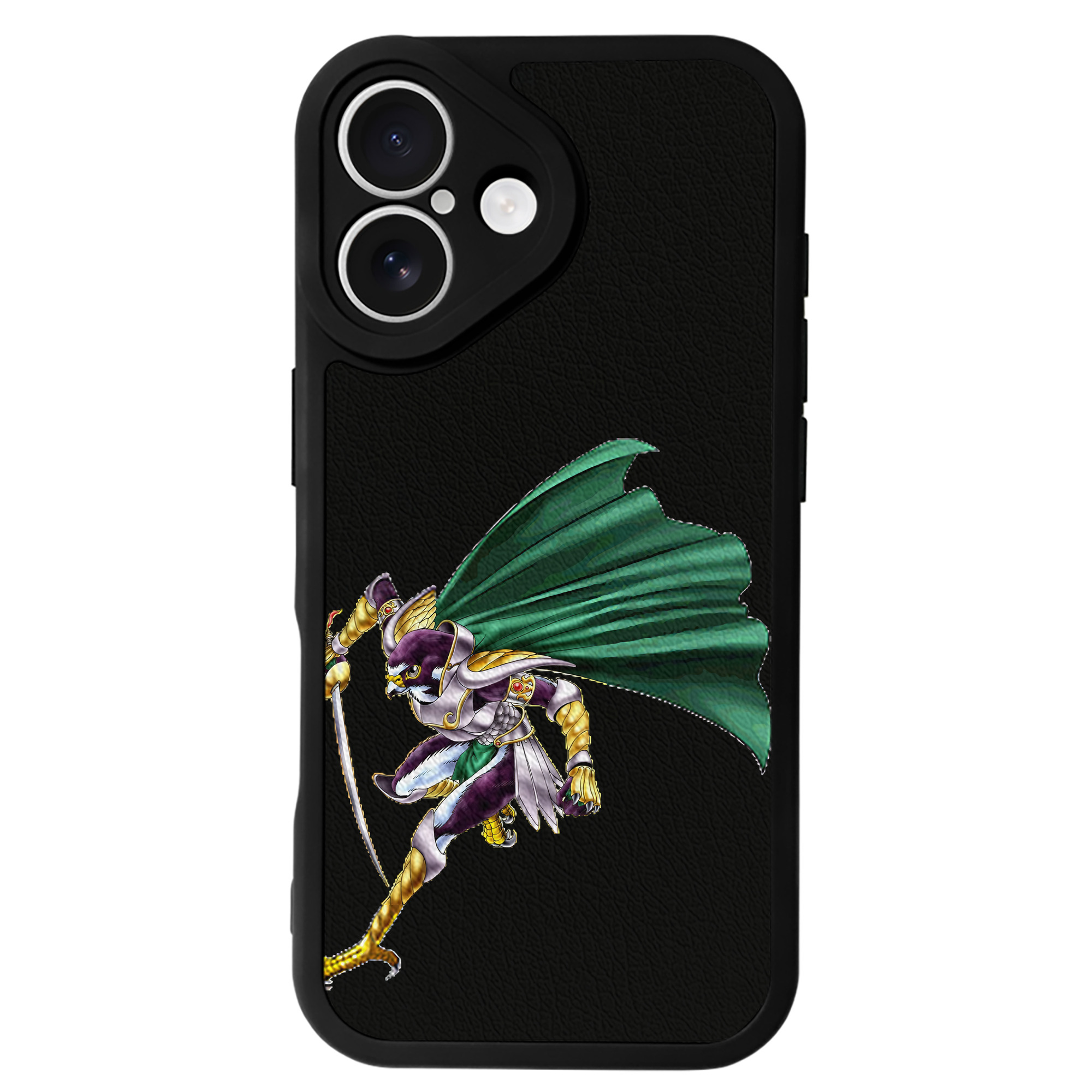 （画像用） 遊☆戯☆王 Yu-Gi-Oh! 【iPhone 16シリーズ対応】シリコンスマホケース（レザー調） 材質：シリコン
